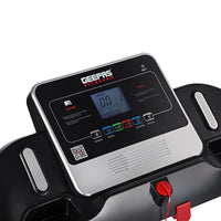 Geepas GFT90000 Foldable Treadmill - 2.0HP Motor, 12 Programs, App Sync - Black