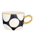 Madame Coco Balle Mug – Navy Blue Ceramic Coffee & Tea Mug