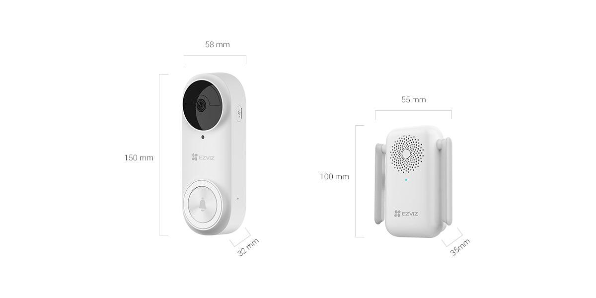 EZVIZ Pro Battery-powered Video Doorbell Kit. EZVIZ Pro Battery-powered Video Doorbell Kit.