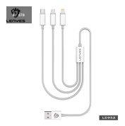 Lenyes LC952 3-in-1 Cable – Type-C, Lightning, Micro USB Lenyes LC952 3-in-1 Cable – Type-C, Lightning, Micro USB