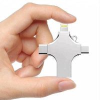 فلاشة XO DK04 USB2.0 4 في 1 Lightning (64 جيجابايت)