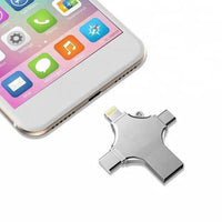 فلاشة XO DK04 USB2.0 4 في 1 Lightning (64 جيجابايت)