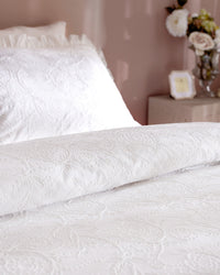 Aulne Double Sıze Embroıdery Duvet Cover Set - Madame Coco JO