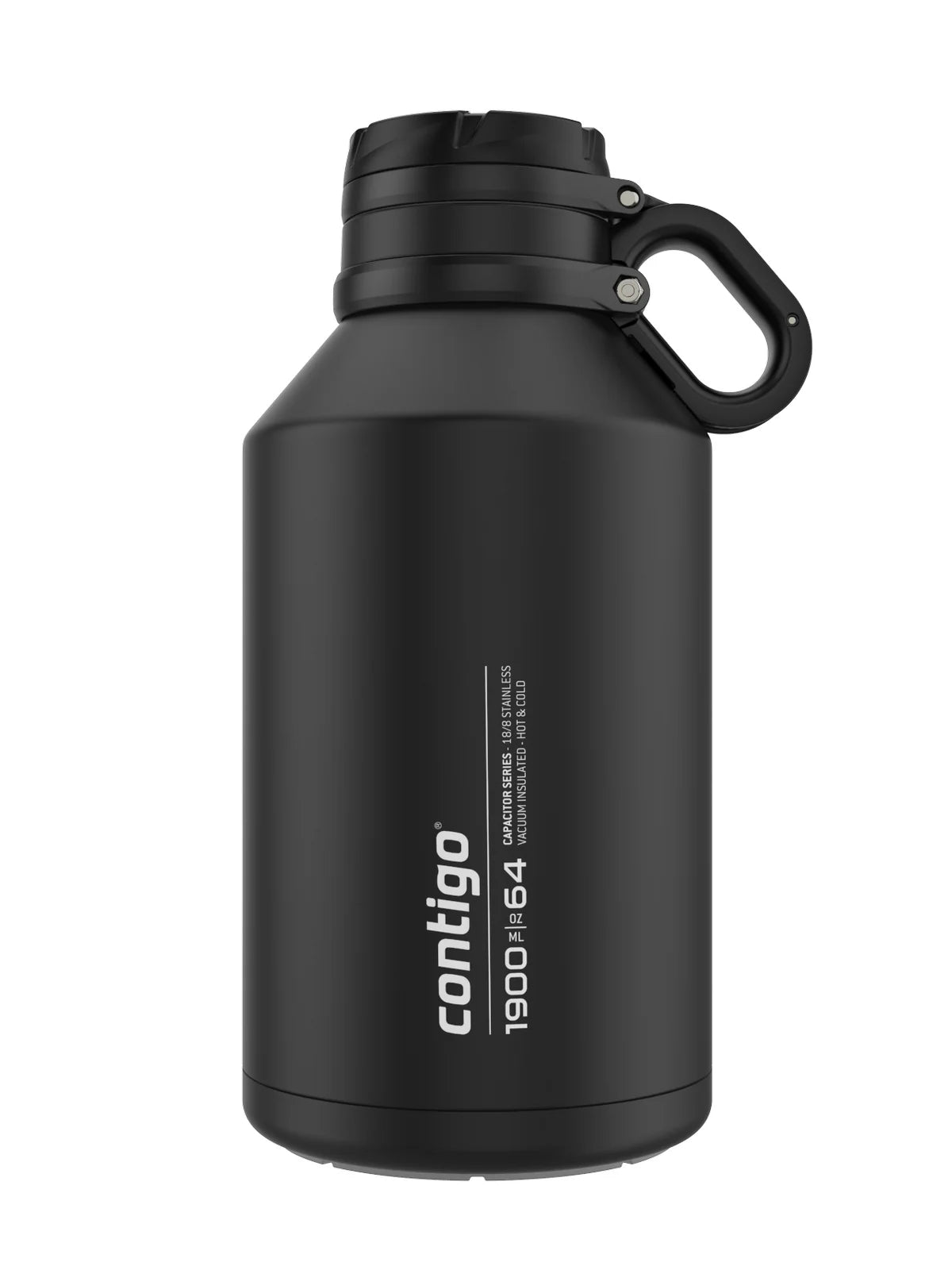 Contigo Premium Outdoor Grand Stainless Steel Water Bottles 1900 ml - Black