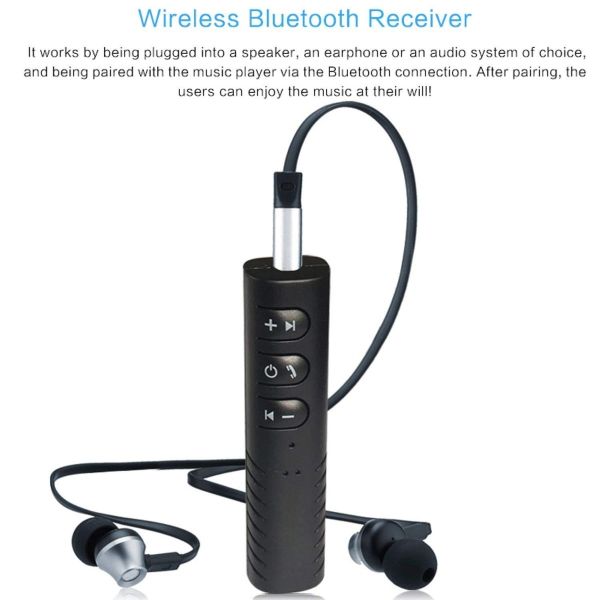GO-Des Car AUX Bluetooth Cable Support Call & Audio Control GO-Des Car AUX Bluetooth Cable Support Call & Audio Control
