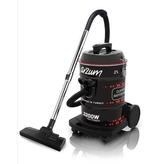 Arzum Drum Vacuum Cleaner 2200W, 21L Capacity Blower Function