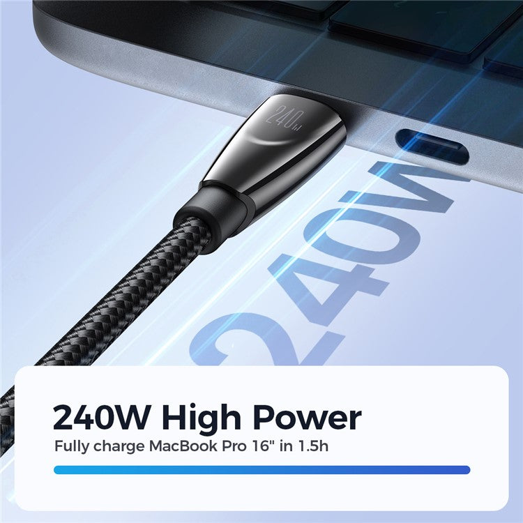 Joyroom 240W USB-C to USB-C Fast Charge Data Cable 1.2m - Black