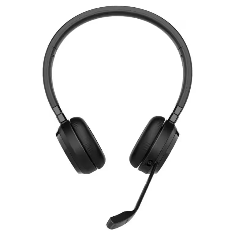 Jabra Evolve 65 TE UC Stereo Bluetooth Headset – 16H Battery, Noise-Canceling & Dual Connectivity