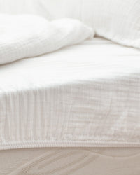 Marla Muslin King Size Duvet Cover Set - Fitted - Madame Coco JO