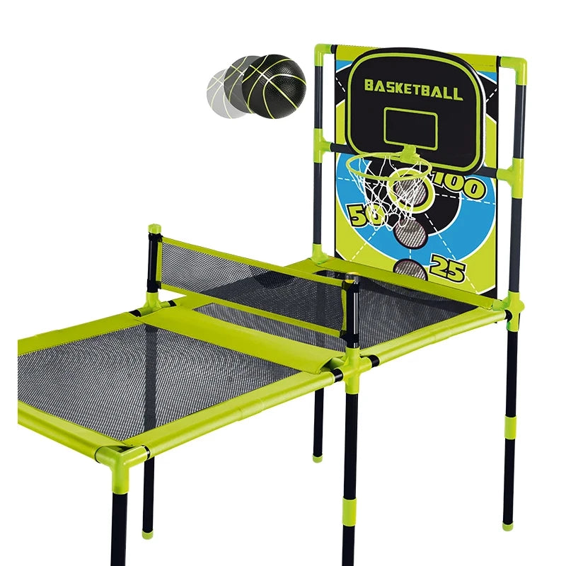 Aojie Sport 3-in-1 Kids Sport Toys – Table Tennis, Basketball & Beanbag Toss