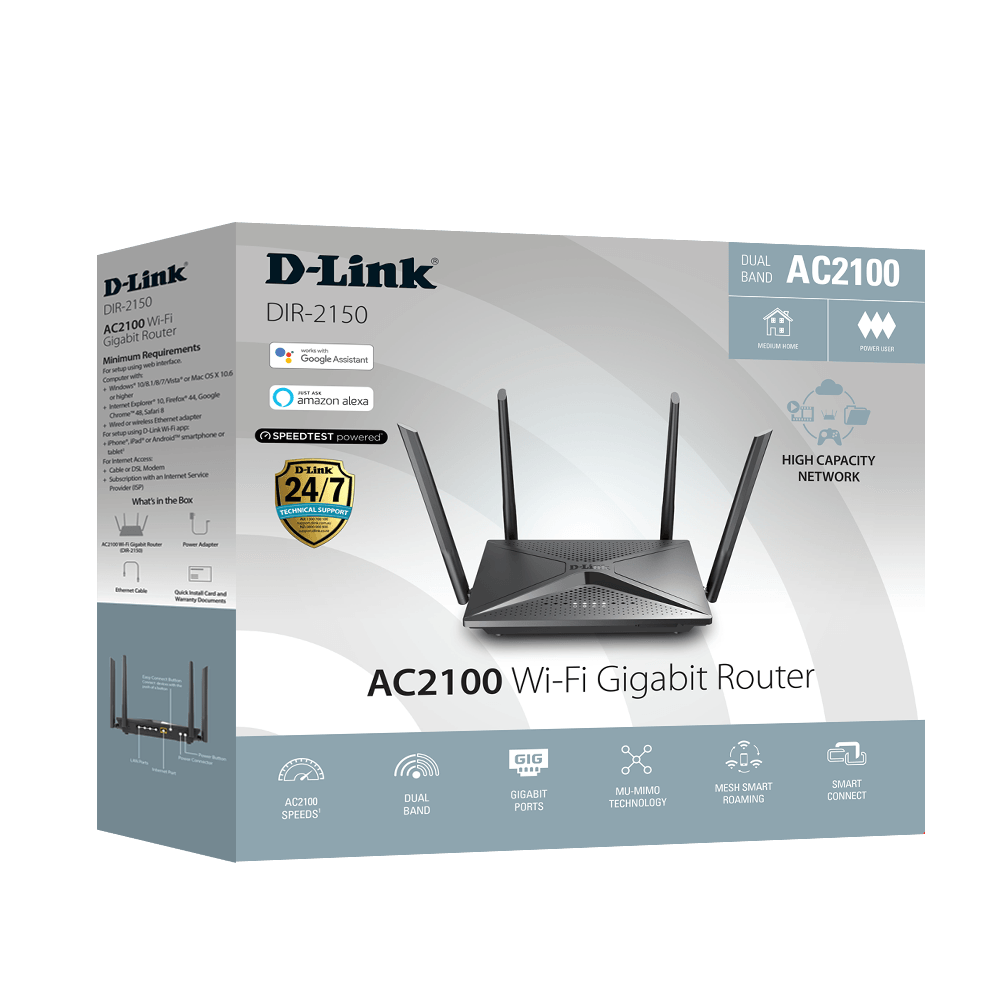 D-Link AC2100 Wi-Fi Gigabit Router D-Link AC2100 Wi-Fi Gigabit Router