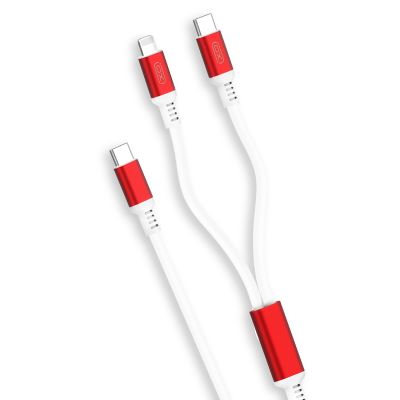 XO 2-in-1 18W Fast Charging Cable – USB-C & Lightning XO 2-in-1 18W Fast Charging Cable – USB-C & Lightning