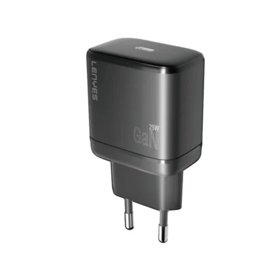 Lenyes LCH383 – 25W GaN Type-C Fast Wall Charger (Black) Lenyes LCH383 – 25W GaN Type-C Fast Wall Charger (Black)