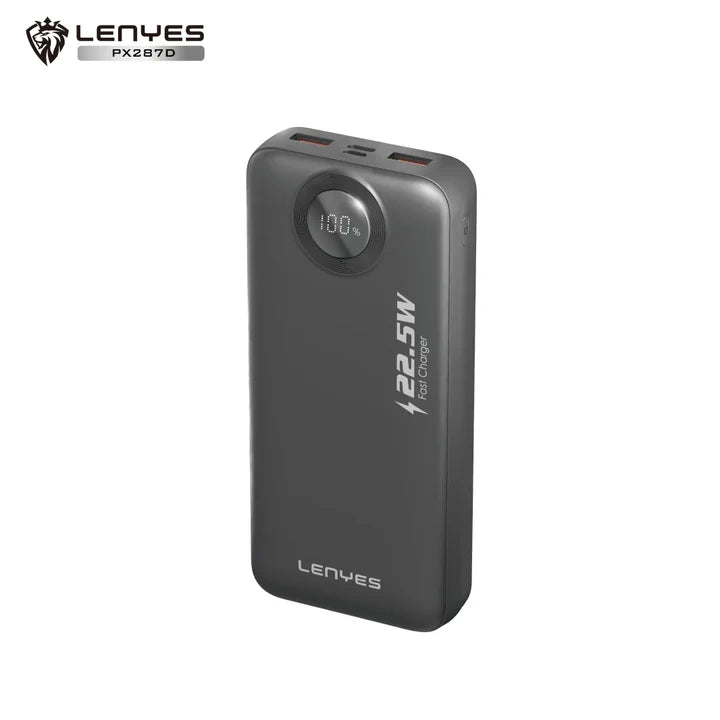 باور بانك لينيس PX287D 10000mAh شحن سريع ومحمول