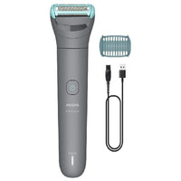 ماكينة تشذيب شعر الجسم Philips BG3470/15 من سلسلة 3000 - مقاومة للماء بنسبة 100%، مدة تشغيل 60 دقيقة - رمادي
