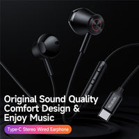 Mcdodo Type C Stereo Wired Earphones with HD Call Microphone