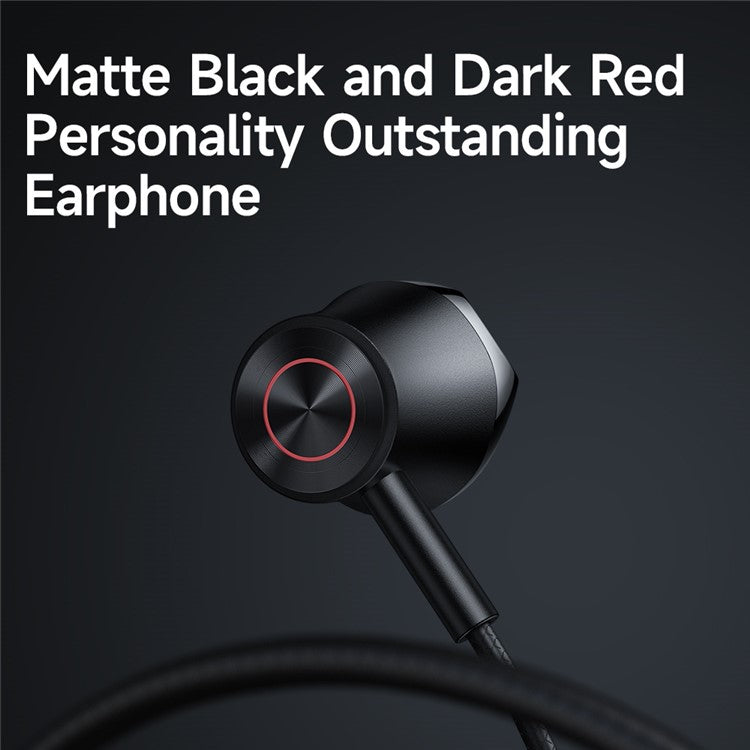 Mcdodo Type-C Stereo Sleep Wired Earphone HD Call Microphone - Black