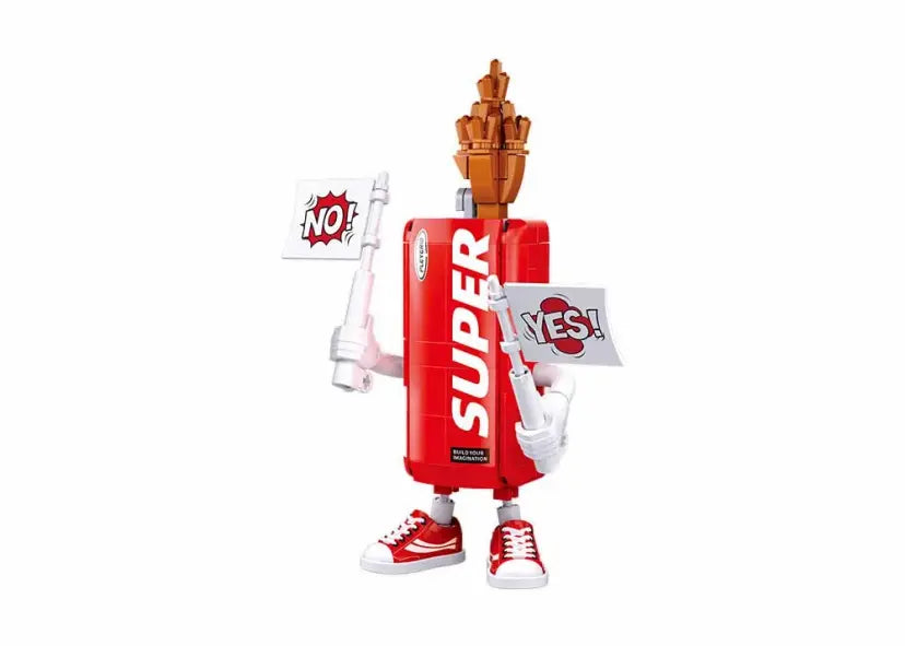 Sluban Milk Tea Man – Pleyerid Beverage Man | Kids Building Toy