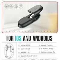 JMARY Remote Selfie Bluetooth Portable Sans Fil Pour iOS / Android - Black
