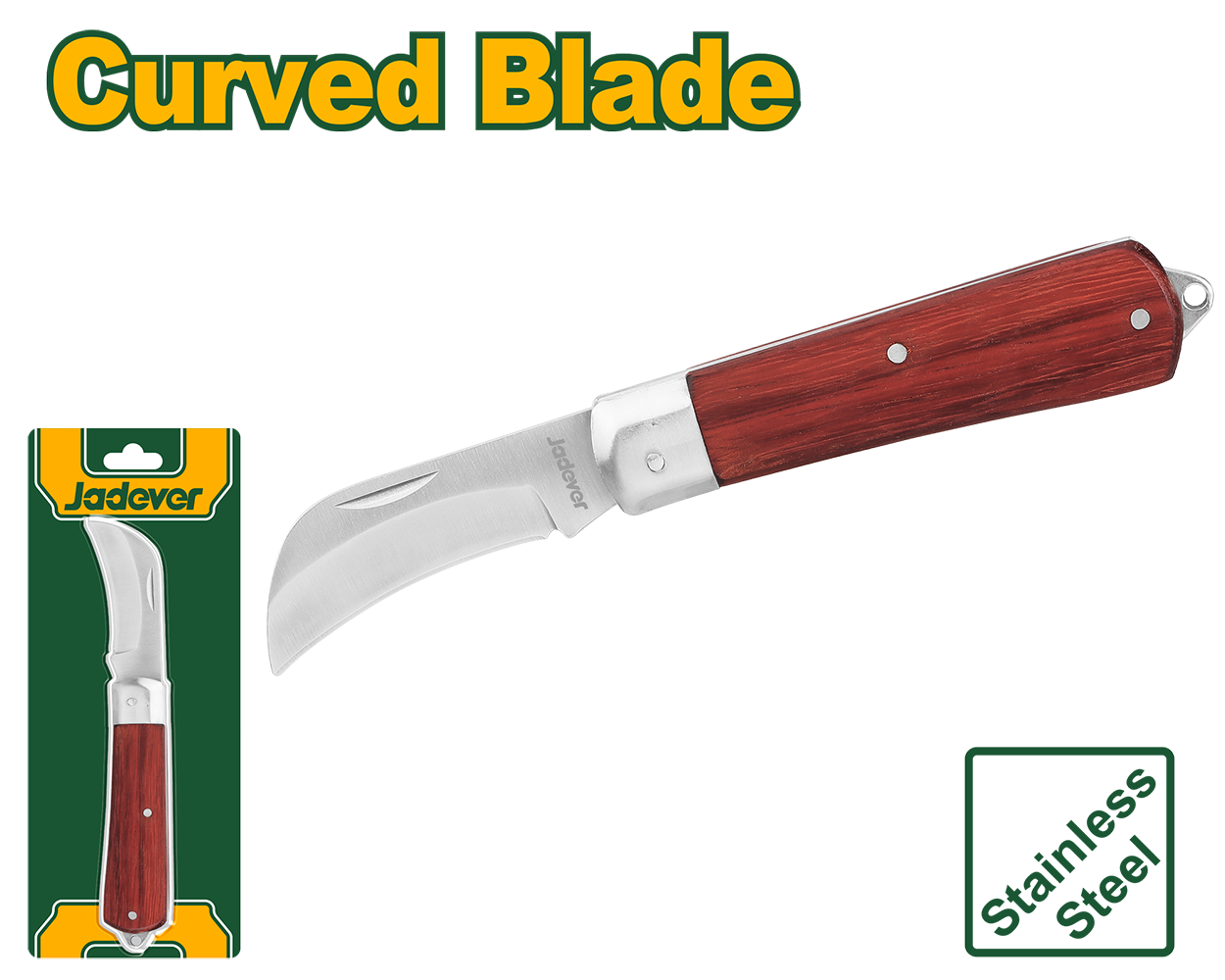 سكين تقشير أسلاك منحني 198 مم من Jadever