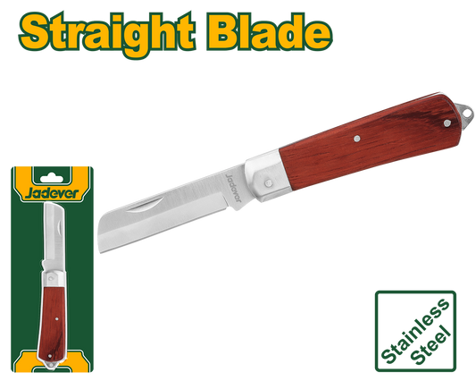 Jadever Straight Cable Stripping Knife – 210mm | Electrician Tool