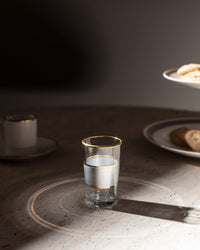 Chapelle - Heike Platinium 4-piece Coffee Side Glasses Set - 100ml - Madame Coco JO