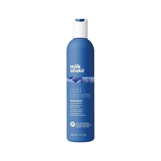 Milk Shake Cold Brunette Shampoo 300ml – Tone Brassiness in Brown Hair