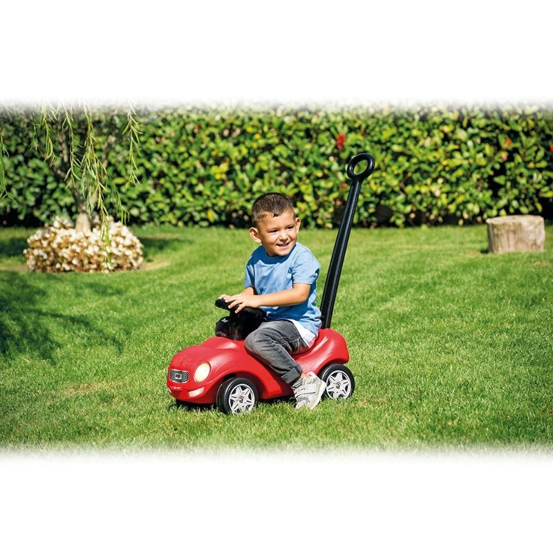 Dolu Racer Ride-On Car with Parent Handle Bar – Red | Kids Ride-On