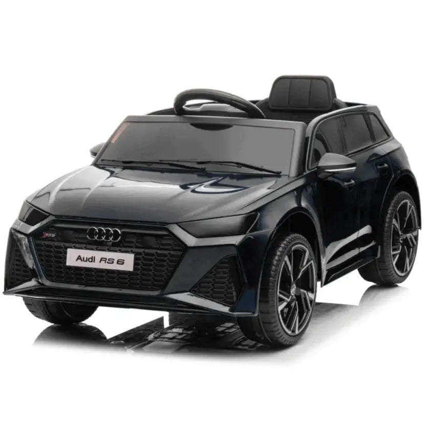 Audi RS6 Kids Ride-On Car – 12V Electric – Black