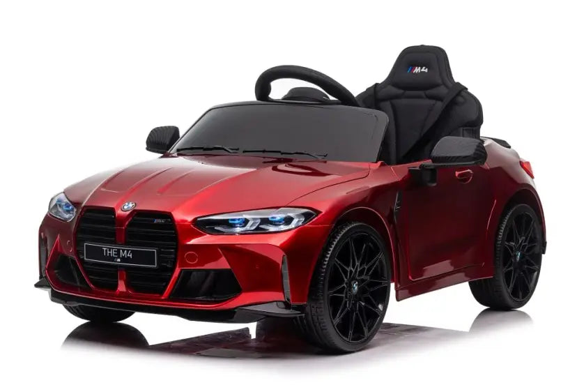 BMW M4 Licensed Kids Ride-On Car – 12V10Ah, Dual 390 Motors