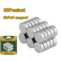 Jadever 30pcs Neodymium Magnets 8×3mm – Nickel Coated | JDZE1K11