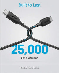 Anker Type C to Type C Cable Fast Charging & Durability - Black & Gray