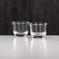 Almarjan 6-Piece Silver Arabic Coffee Cups Set – Elegant Glass