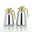 Almarjan 2-Piece Coffee Dallah Set - Gold & Silver