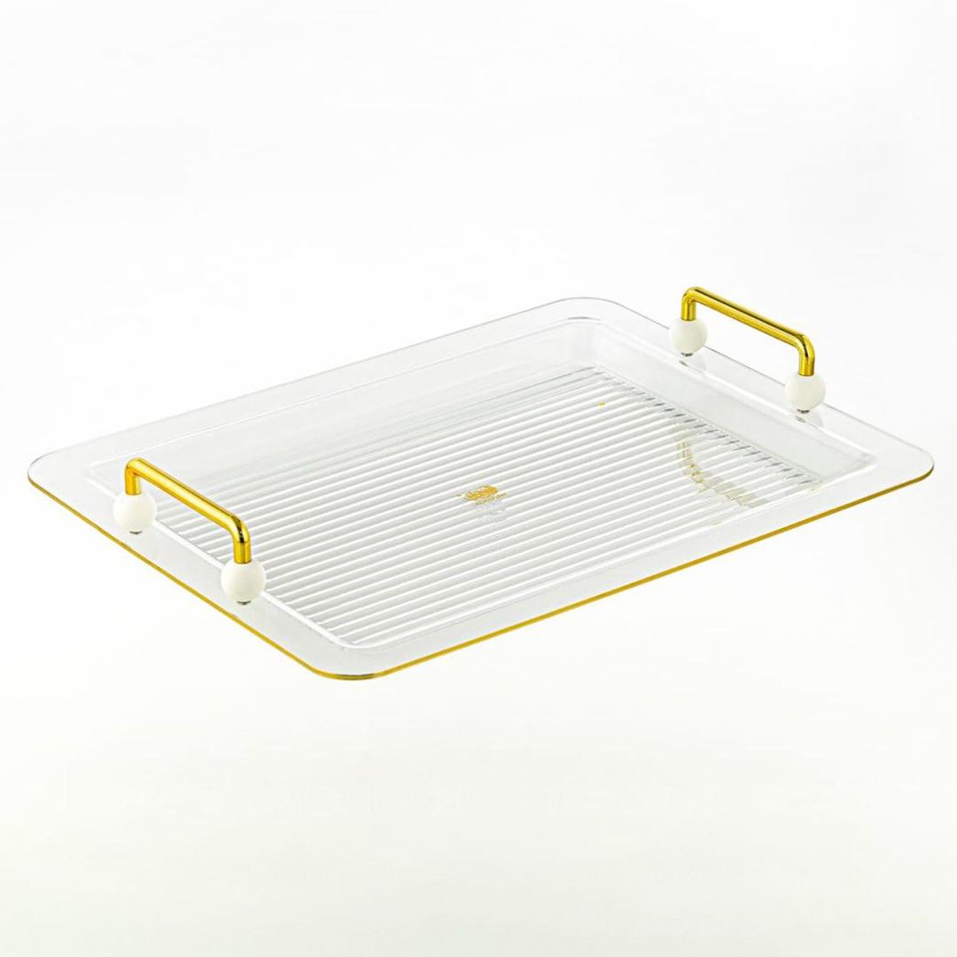 Almarjan 55cm Acrylic Tray - Elegant & Durable Almarjan 55cm Acrylic Tray - Elegant & Durable