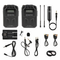 BOYA BY-WM6S UHF Wireless Mic System for Pro Audio Recording