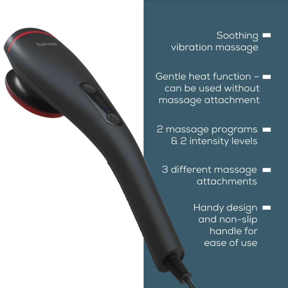 Beurer MG 24 Electric Massager with Heat Function for Pain Relief