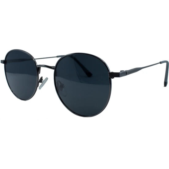 Infiniti MS-135 C4 50 Unisex Smoked Round Frame Sunglasses