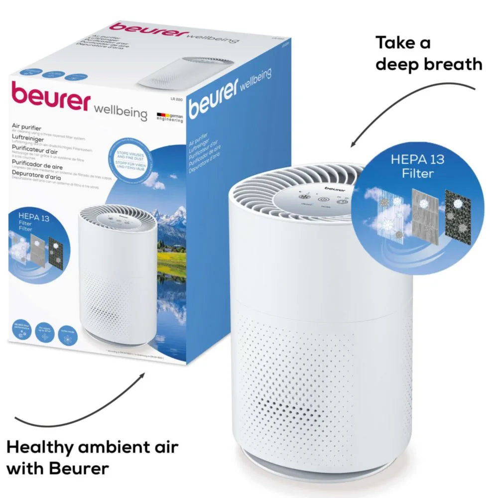 Beurer LR 220 Air Purifier with HEPA H13 & Turbo Mode