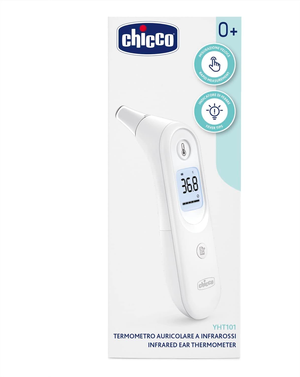 Chicco Infrared Ear Thermometer Fast & Accurate Reading Chicco Infrared Ear Thermometer Fast & Accurate Reading