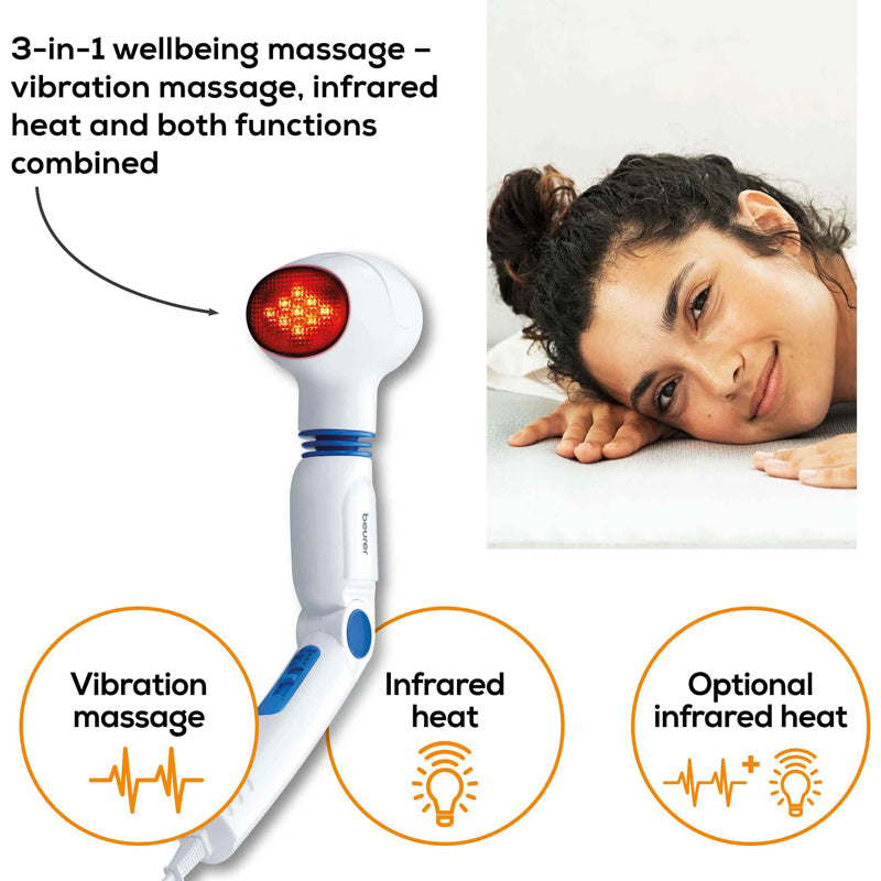 Beurer MG 40 Electric Massager with Heat & Rotating Massage