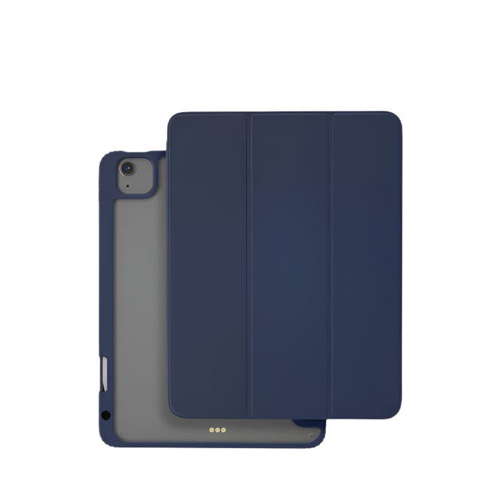 BLUEO iPad Leather Case - 360° Protection & Invisible Holder