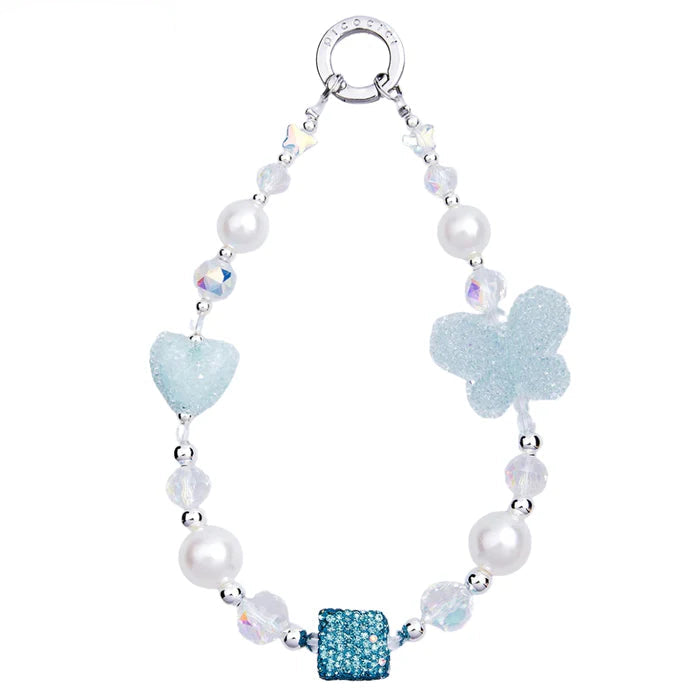 PICOCICI Butterfly Pearl Mixed Phone Charm - Stylish Wristband