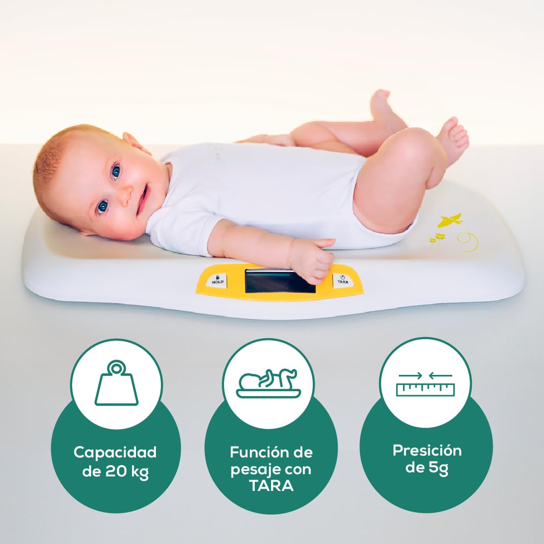 Beurer BY 80 Baby Scale Accurate & Comfortable Baby Weighing