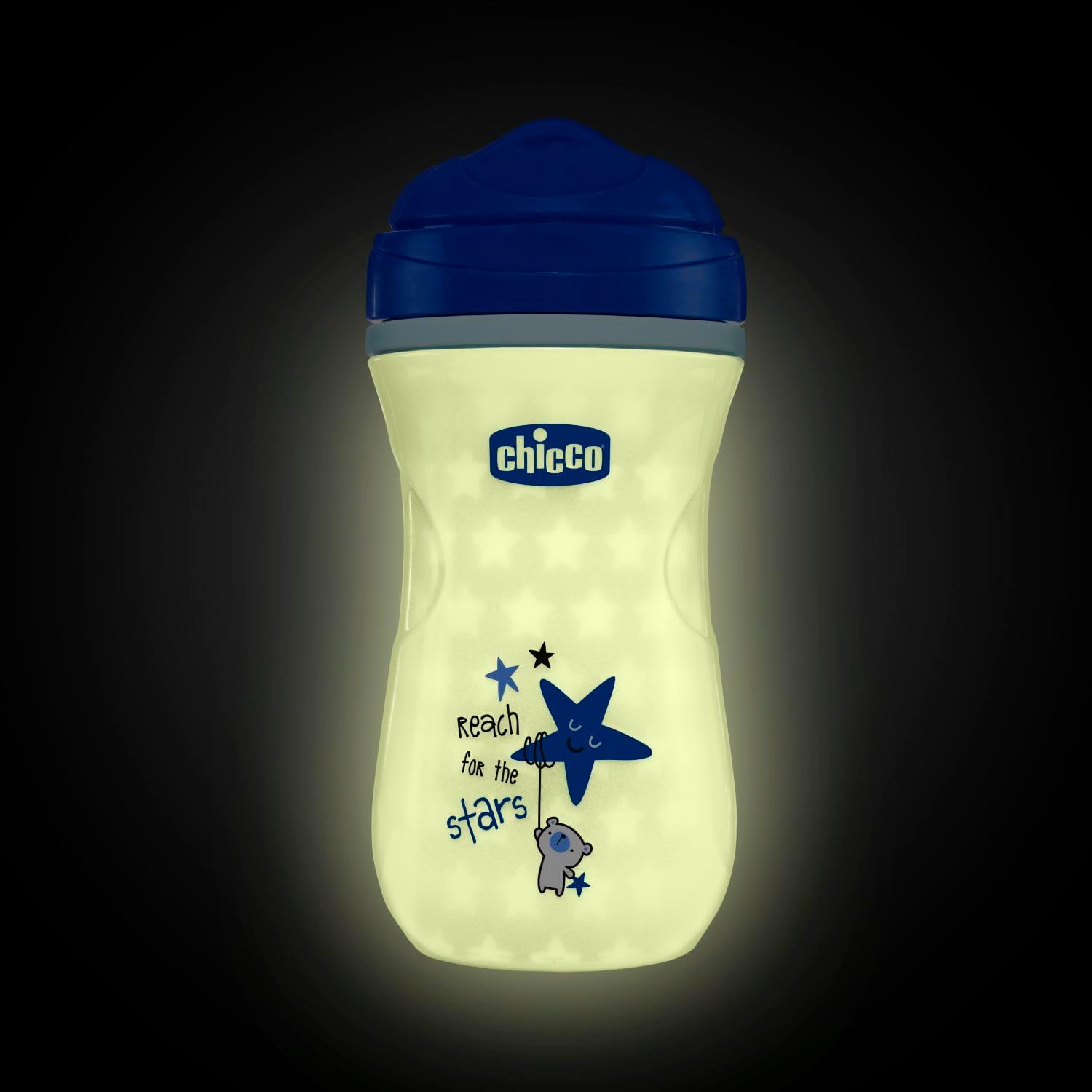Chicco Glowing Cup 14M+ Leak-Proof & Keeps Drinks Warm - Light Blue Chicco Glowing Cup 14M+ Leak-Proof & Keeps Drinks Warm - Light Blue