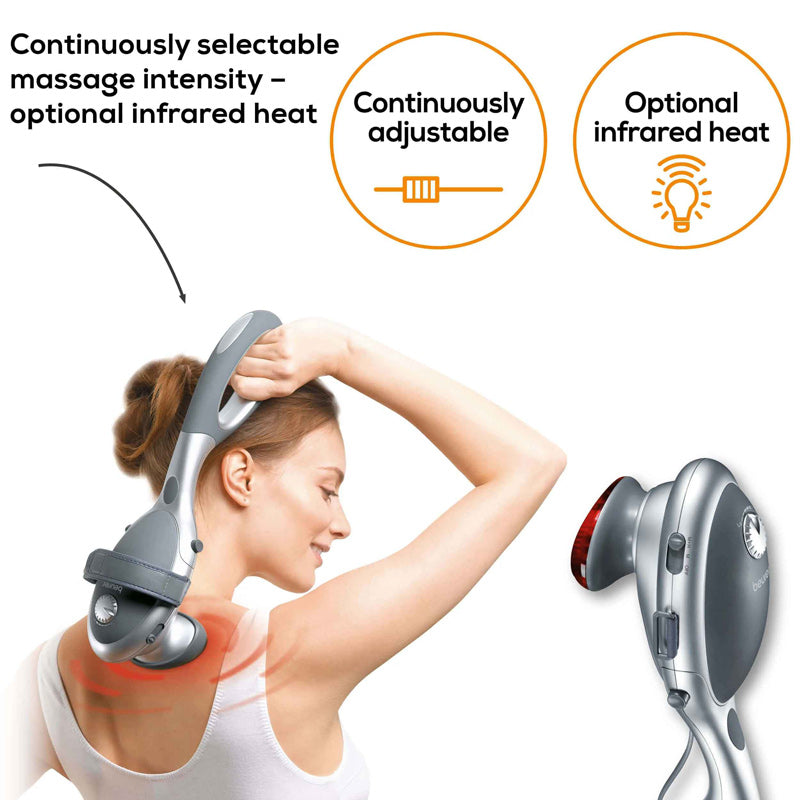 Beurer MG 70 Electric Massager for Back & Legs with Heat