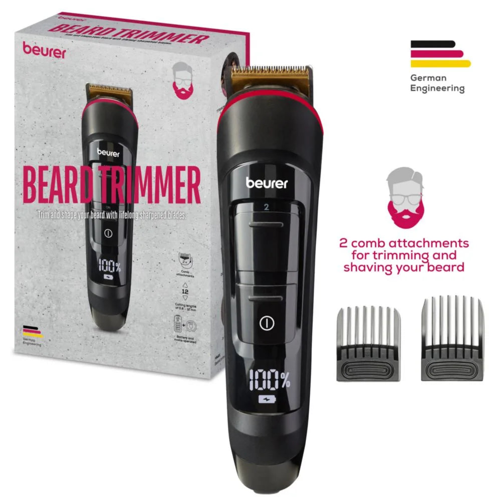 Beurer MN4X Waterproof Beard Trimmer with Strong Performance