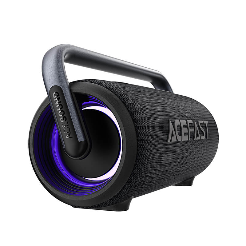 سماعة بلوتوث محمولة ACEFAST – صوت قوي مع إضاءة LED وتصميم عملي