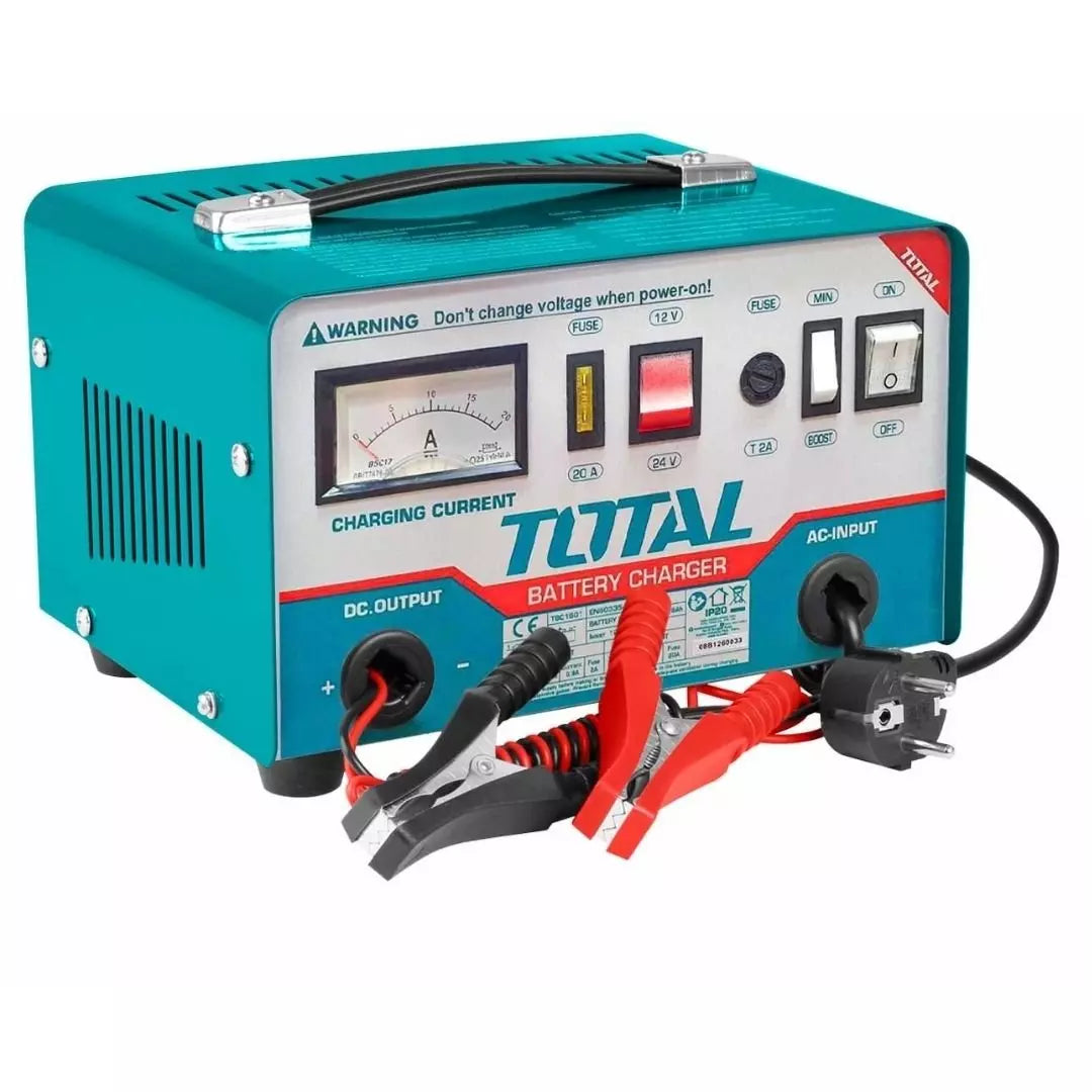 TOTAL 12V/24V Battery Charger High-Performance & Fast Charging TOTAL 12V/24V Battery Charger High-Performance & Fast Charging