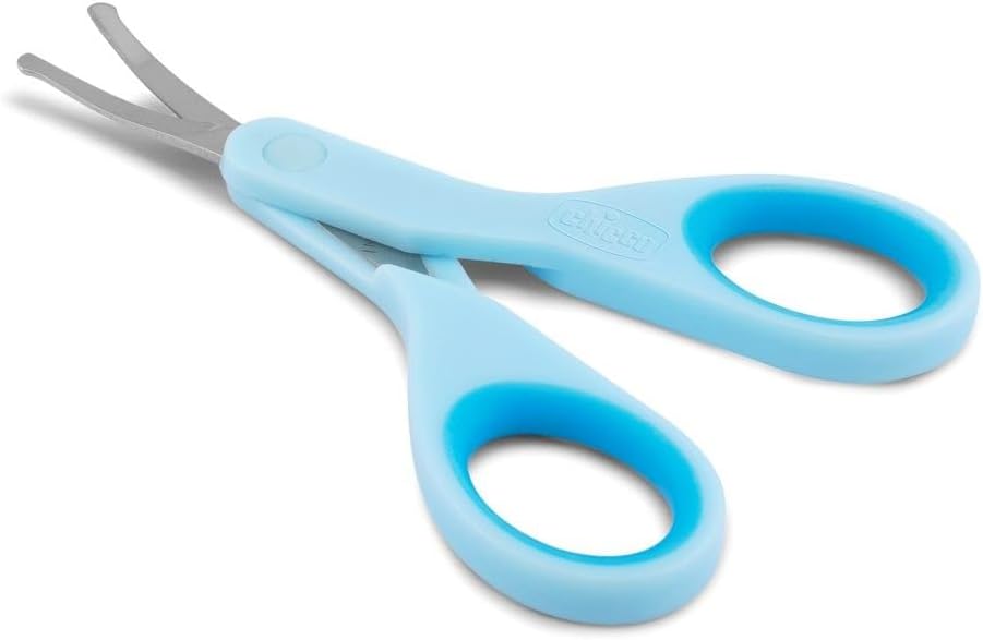 Chicco Baby Nail Scissors Precise & Stainless Steel - Light Blue Chicco Baby Nail Scissors Precise & Stainless Steel - Light Blue